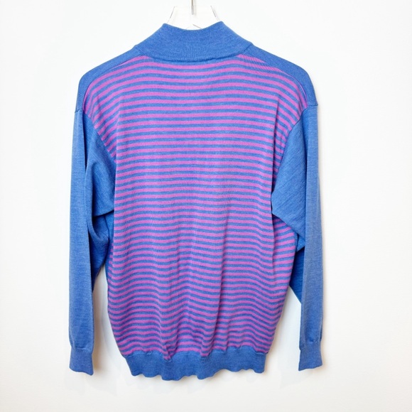 The Old Course St Andrews Links Collection | Wool Quarter Zip Pullover Sweater - Picture 6 of 8